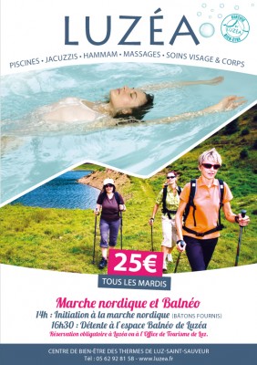Marche nordique et balnéo luzea